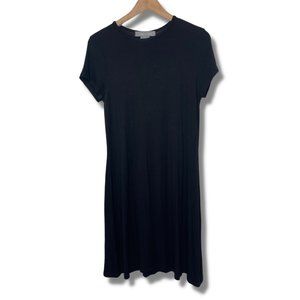NWOT Lark + Grey | Black Short Sleeve T-Shirt Dress | Size L